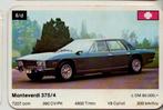 Kw4 autokaartje monteverdi 375/4, Verzenden, Zo goed als nieuw, Auto's