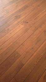 Massief eiken vloer, ruim 35 m2., Doe-het-zelf en Verbouw, Ophalen, Gebruikt, Vloerdelen of -planken, 10 m² of meer