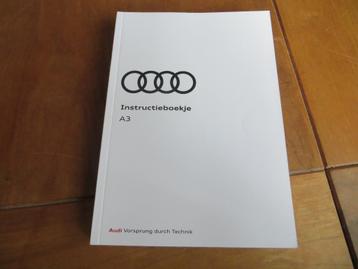 Nw instructieboek Audi A3, A3 E-tron, A3 G-Tron, Cabrio 2018 beschikbaar voor biedingen