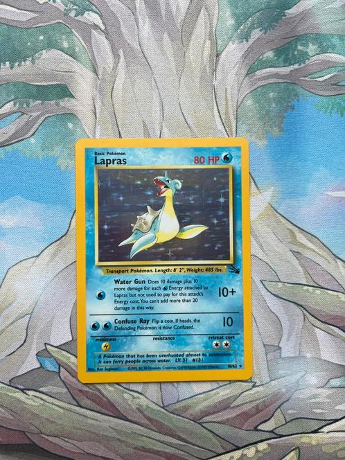 Lapras 10/62 Holo, Hobby en Vrije tijd, Verzamelkaartspellen | Pokémon, Zo goed als nieuw, Losse kaart, Foil, Verzenden