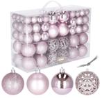 Kerstballen | 100 Stuks | Roze Tinten, Ophalen, Zo goed als nieuw