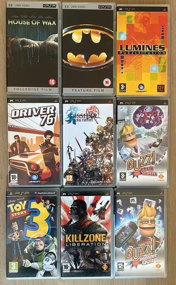 Psp games beschikbaar voor biedingen