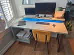 Modern Houten Bureau met LED Verlichting, Ophalen, Gebruikt, Bureau
