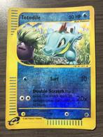 Pokemon Totodile Reverse Holo kaart, Hobby en Vrije tijd, Ophalen of Verzenden, Zo goed als nieuw, Losse kaart