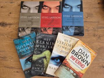 7 luisterboeken voor 15 euro  Dan Brown en Stieg Larsson beschikbaar voor biedingen