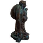 Antiek Chinees bronzen beeld van Hotei, Ophalen of Verzenden, Gebruikt