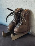 Decoratie schaatsjes hout+ijzertjes sober stoer brocante, Ophalen of Verzenden