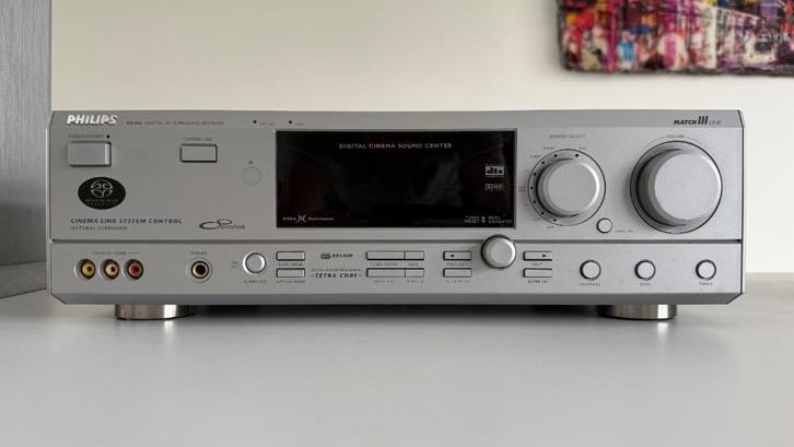 Veelzuidige Philips Receiver, Audio, Tv en Foto, Versterkers en Receivers, Gebruikt, 5.1, 120 watt of meer, Overige merken, Ophalen