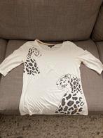 Dames shirt ecru panterprint maat M, Maat 38/40 (M), Beige, Ophalen of Verzenden, Lange mouw