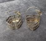 2 x mantje Verzilverd vintage, Verzenden