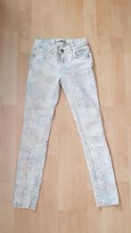 Leuke bewerkte broek 140 als nieuw, Broek, Meisje, Ophalen of Verzenden, Zo goed als nieuw