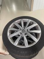 VW Golf 7 Velgen + Banden (Golf 6, Caddy), Auto-onderdelen, Banden en Velgen, Gebruikt, Banden en Velgen, 17 inch, Ophalen of Verzenden