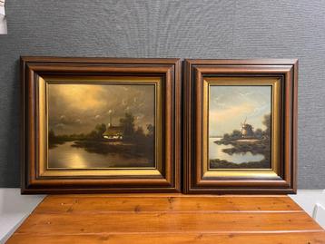 2x W Schuller schilderij , Walter Schuller. beschikbaar voor biedingen