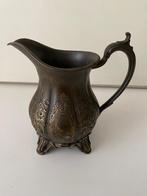 Antiek geciseleerd kannetje van kopertin, Ophalen of Verzenden, Koper