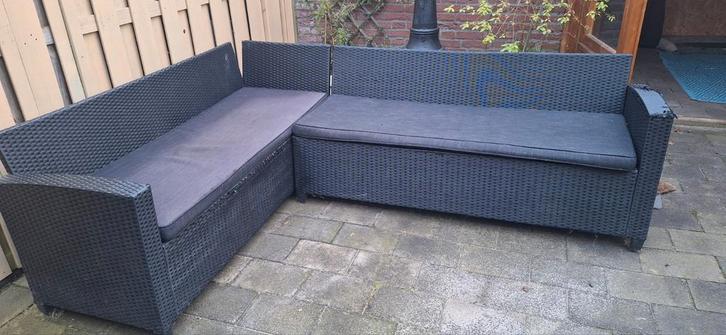 Gratis tuinset (178x238cm) - Gebruikt, incl. kussens, Tuin en Terras, Tuinsets en Loungesets, Gebruikt, Ophalen