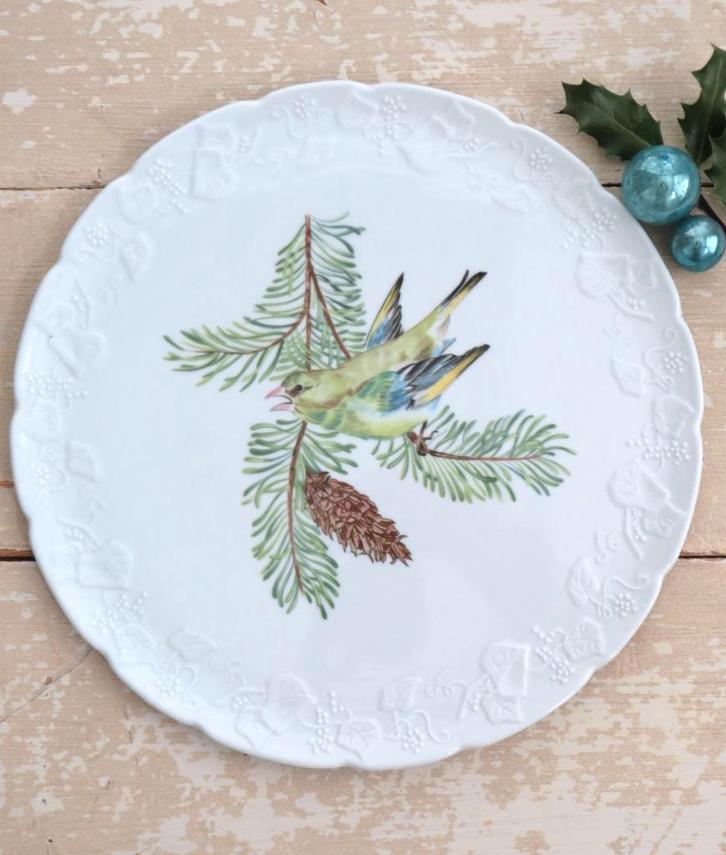 Franse schaal CNP “Lierre Sauvage”, Antiek en Kunst, Antiek | Schalen, Ophalen of Verzenden