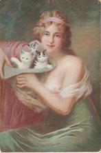 MEISJE POEZEN E d' OTEMAR BEGIN 1900 MOOIE OUDE KAART KH917, Ophalen of Verzenden, Voor 1920, Ongelopen, Overige thema's
