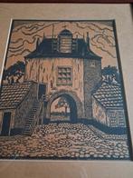 Houtsnede Louis Haver.., Ophalen