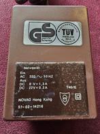Novag 57-02-14216 8V 1.3A adapter voor schaakcomputer, Hobby en Vrije tijd, Gezelschapsspellen | Bordspellen, Ophalen of Verzenden