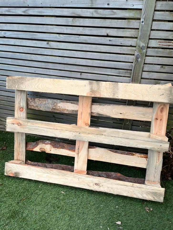 Houten pallet gratis, Doe-het-zelf en Verbouw, Hout en Planken, Gebruikt, Pallet, Overige houtsoorten, Minder dan 200 cm, Ophalen