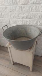 Brocante Franse zinken teil, Gebruikt, Ophalen of Verzenden, Metaal, 30 tot 60 cm