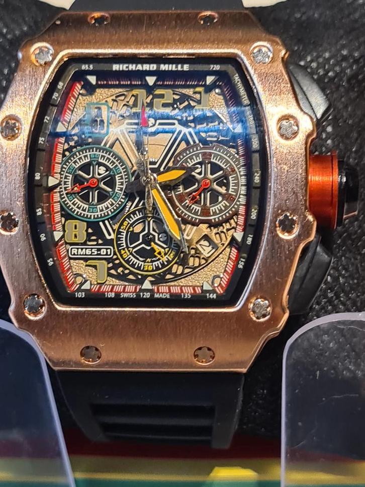 Richard Mille RM65-01 Herenhorloge, Sieraden, Tassen en Uiterlijk, Horloges | Heren, Gebruikt, Polshorloge, Overige merken, Overige materialen