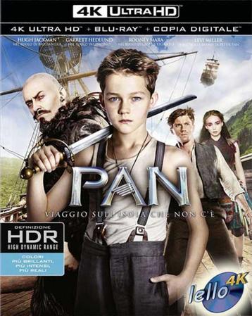 Blu-ray 4K: Pan (2015 Hugh Jackman, Levi Miller) IT 4NLO beschikbaar voor biedingen