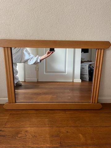 Eikenhouten spiegel 90cm x 60cm beschikbaar voor biedingen