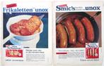 4 vintage advertenties reclames Unox 1962-64 Zoveel fijner, Verzamelen, Merken en Reclamevoorwerpen, Ophalen of Verzenden, Gebruikt