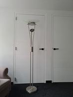 Stijlvolle Staande Lamp met Twee Lichtpunten, Ophalen, Gebruikt, Glas, Modern