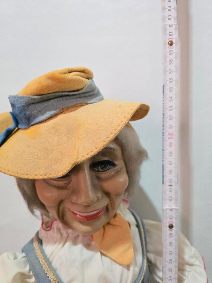 Antieke Mechanische Pop, Antiek en Kunst, Curiosa en Brocante, Ophalen of Verzenden