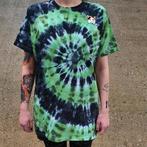 Groen - zwart spiral tie dye met lapjes kat t-shirt maat M, Kleding | Dames, Maat 38/40 (M), Nieuw, Ophalen of Verzenden, Spiral Creaties