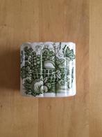 Vintage Mason Vaasje met Herfst mand bladeren pompoen zgan, Huis en Inrichting, Woonaccessoires | Vazen, Aardewerk of Porselein