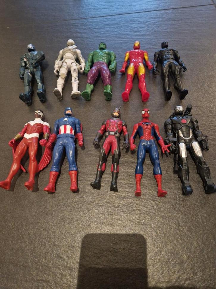 Actiefiguren Set - Marvel Avengers, Kinderen en Baby's, Speelgoed | Actiefiguren, Gebruikt, Ophalen of Verzenden