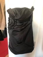 Mini zwarte strapless jurk avondjurk galajurk, Ophalen of Verzenden, Gedragen, Zwart, Galajurk