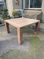 Massief eiken eetkamer tafel, Huis en Inrichting, Tafels | Eettafels, 200 cm of meer, Zo goed als nieuw, Vijf personen of meer