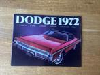 Dodge 1972 Brochure - Monaco, Charger, Coronet Engels, Ophalen of Verzenden, Zo goed als nieuw