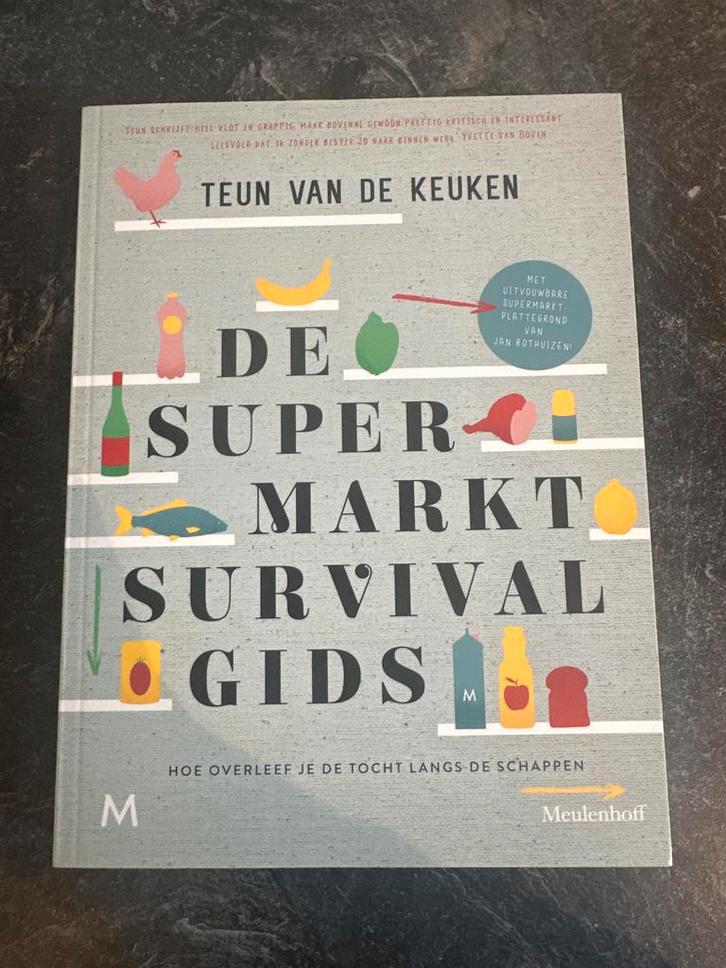 De Supermarkt Survival Gids - Teun van de Keuken, Boeken, Kookboeken, Zo goed als nieuw, Overige typen, Nederland en België, Gezond koken
