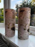 Nicolette Brunklaus design Tafellamp - Berkenmotief, Ophalen of Verzenden, Zo goed als nieuw, Stof, Minder dan 50 cm