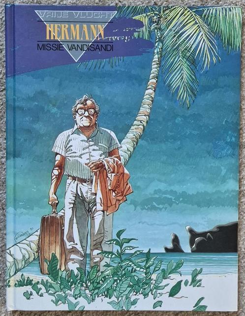 HERMANN | Missie Vandisandi | HC | VRIJE VLUCHT | 1991, Boeken, Stripboeken, Zo goed als nieuw, Eén stripboek, Ophalen of Verzenden
