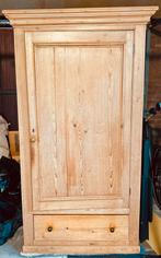 Antieke Grenen Kast - Cottage Style, Ophalen, Gebruikt, 50 tot 100 cm, Met lade(s)