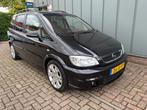 Opel Zafira 2.0-16V OPC NAP//AIRCO//7PERS//TREKHAAK//ELEC.RA, Auto's, Voorwielaandrijving, 1998 cc, Zwart, Bedrijf