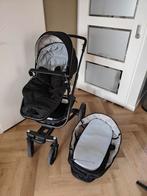 Joolz geo 2 compleet kinderwagen metallic black /black, Kinderen en Baby's, Kinderwagens en Combinaties, Gebruikt, Verstelbare duwstang