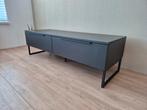 TV-meubel zwart / antraciet - Malaga - Leen Bakker design, Ophalen, 100 tot 150 cm, Zo goed als nieuw, Minder dan 100 cm