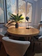 Trendy Ronde eettafel😍, Huis en Inrichting, Tafels | Eettafels, Ophalen, Rond, Zo goed als nieuw, Vijf personen of meer
