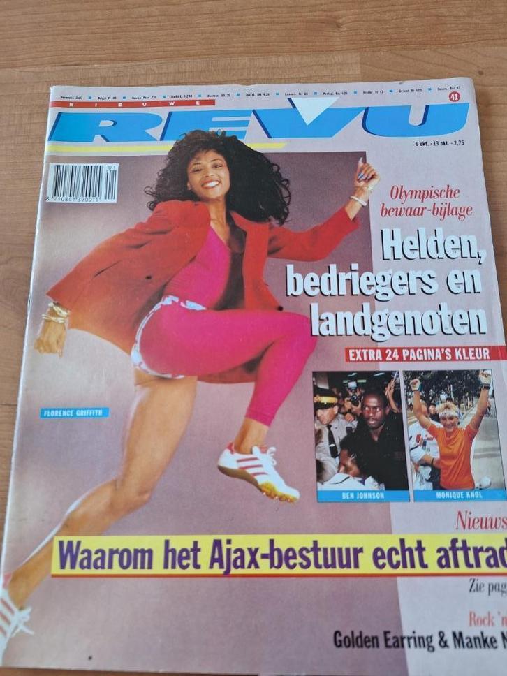 Revu Olympische Spelen Golden Earring Iggy Pop Manke Nelis, Verzamelen, Tijdschriften, Kranten en Knipsels, Tijdschrift, Nederland