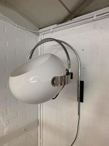 Lamp schitterende vintage Dijkstra dubbele booglamp jaren 70 beschikbaar voor biedingen
