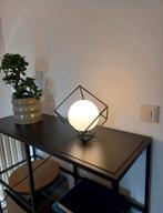 Vanga Tafellamp (Wehkamp Home) Zwart / Wit, Huis en Inrichting, Ophalen, Zo goed als nieuw, Minder dan 50 cm