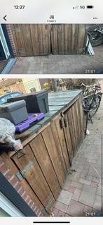 Kliko ombouw steigerhout ietwat opknappen, Ophalen of Verzenden, Hout, Containerberging