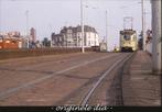 h1063: dia van HTM PCC 1223, Den Haag, Zieken, '80s, Ophalen of Verzenden, Gebruikt, Tram, Kaart of Prent